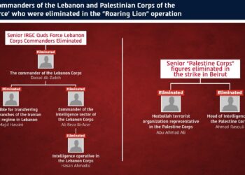 Five IRGC Quds Force Officials Killed in Israeli Navy Strike on Beirut Hotel