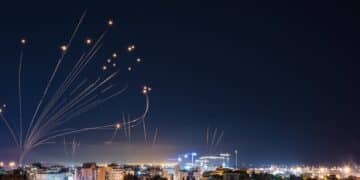 Hezbollah Fires 150 Rockets at Northern Israel in Coordinated Strike With Iran