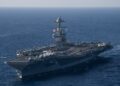 Red Sea Fire Forces USS Gerald R. Ford to Crete, Putting Record Deployment at Risk