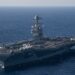 Red Sea Fire Forces USS Gerald R. Ford to Crete, Putting Record Deployment at Risk