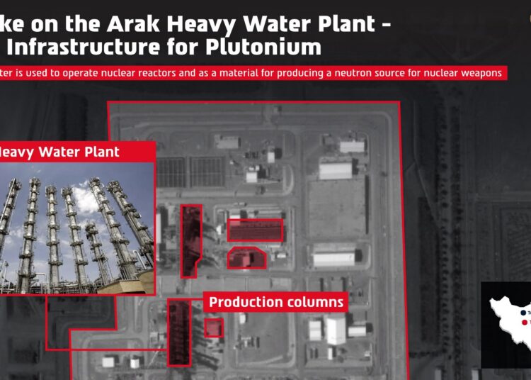 Israel strikes Iran’s Arak heavy water reactor for second time