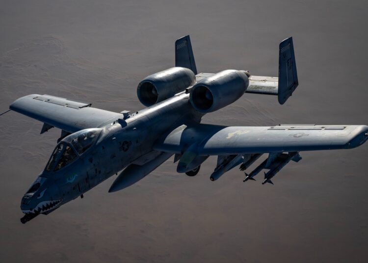 A-10C Thunderbolt IIs Flying Combat Missions Over Iraq in Support of Operation Epic Fury