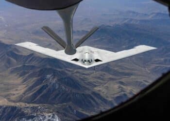 Air Force Releases Unprecedented B-21 Raider Photos Mid-Refueling