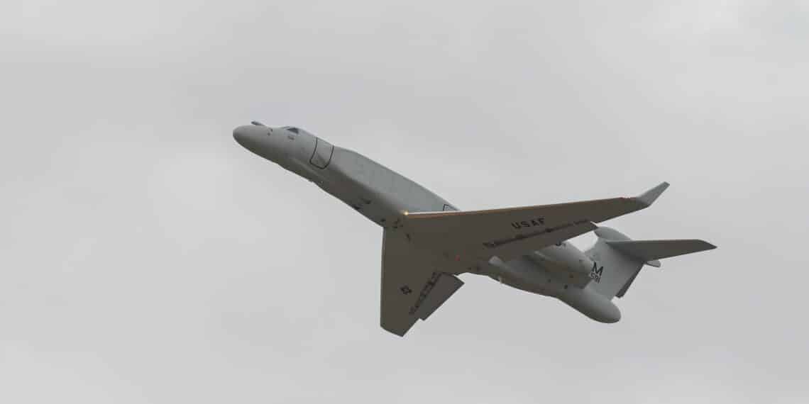 Air Force’s EA-37B Compass Call Makes First Combat Deployment to Middle East