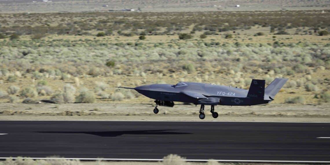 General Atomics YFQ-42A in LRIP Crashes During Testing as CCA Production Decision Nears