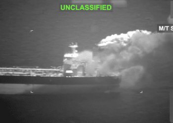 Super Hornets Drops Precision Bombs Down Smokestacks of Iranian Tankers
