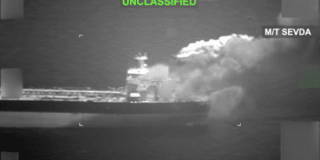 Super Hornets Drops Precision Bombs Down Smokestacks of Iranian Tankers