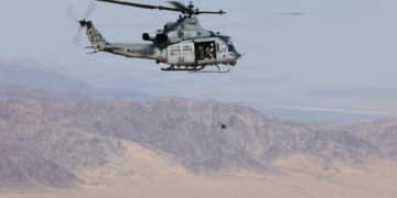 Marines Turn UH-1Y Venom Into an Airborne Drone Command Post