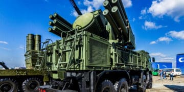 Russia Choppers In Rooftop Air Defense Systems On Moscow Skyscraper