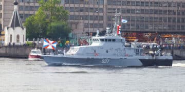 Ukraine’s Drone Campaign Forces Russia to Cage Its Patrol Boats With Anti-Drone Nets