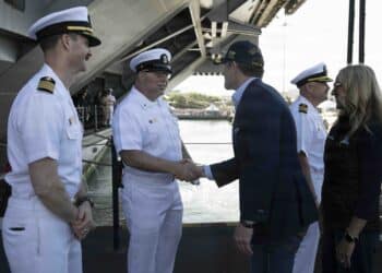 Ford Strike Group Gets Navy’s Highest Unit Honor After Historic 326-Day Deployment