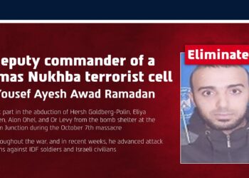 IDF Kills Hamas Nukhba Commander Linked to Re’im Junction Abductions