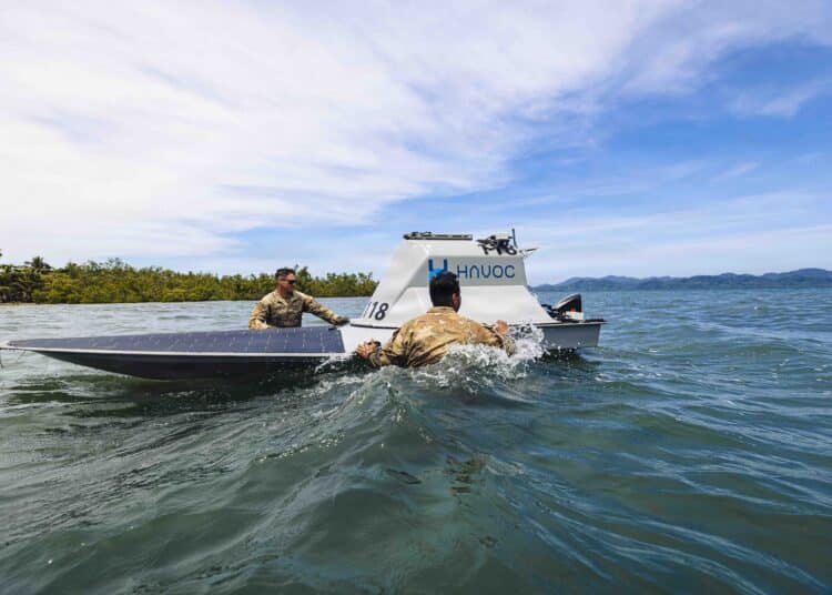 U.S. Army Tests Autonomous Boat Swarm in the Pacific