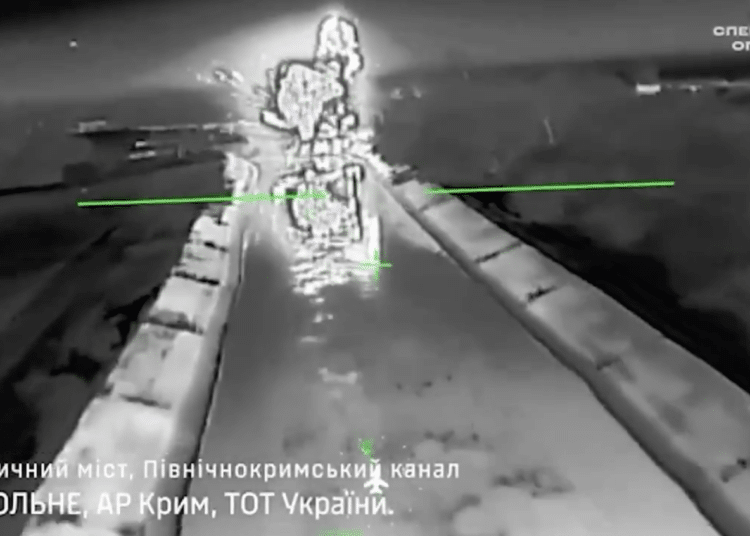 Ukrainian Special Forces Claim Destruction of Strategic Crimean Railway Bridge in Two-Phase Drone Strike