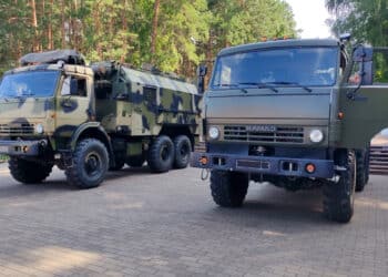 Russia Revives WWI-Era ‘Dazzle’ Camouflage on KamAZ Trucks