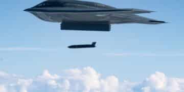 U.S. B-2 Bomber Fired Stealth Anti Ship Missile For The First Time in Pacific Sinkex